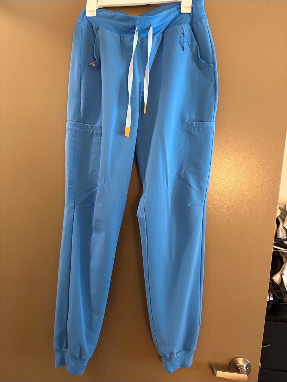 Women’s Figs Light Blue Drawstring Jogger Pants